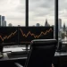 Bàn giao dịch London trước phiên Âu 31/08 nhìn ra skyline châu Âu