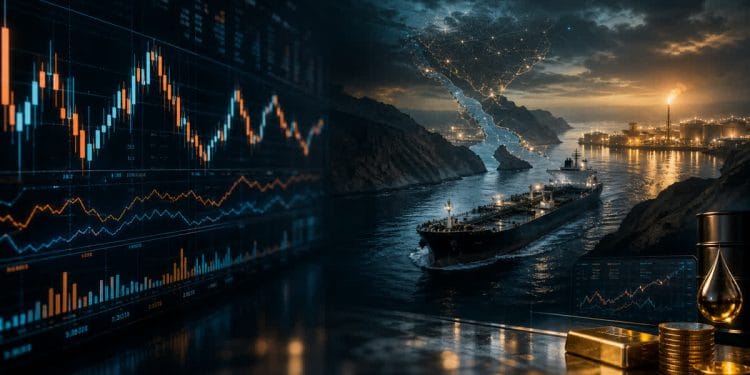 Biểu đồ thị trường, tàu dầu và rủi ro Hormuz trước phiên Mỹ 11/08